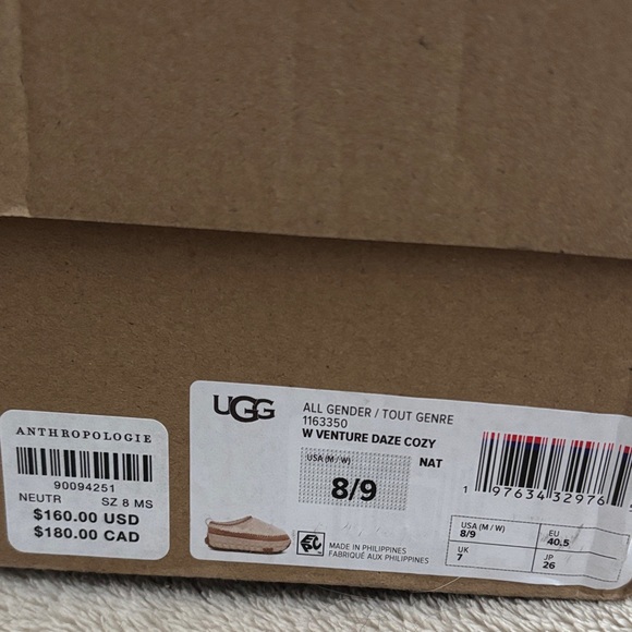Brand new / in box - UGG Venture Daze Cozy slides - Picture 2 of 2